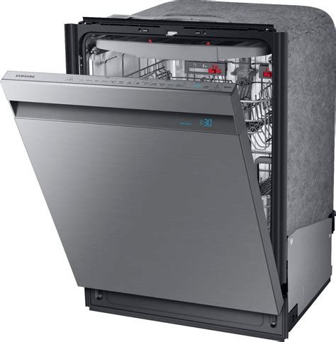 Samsung AutoRelease Dry Smart Built-In Stainless Steel Tub Dishwasher with 3rd Rack, Linear Wash ...