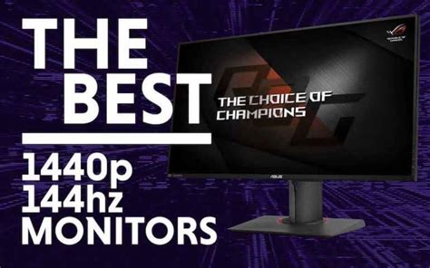 Best 1440p 144hz monitor | WePC