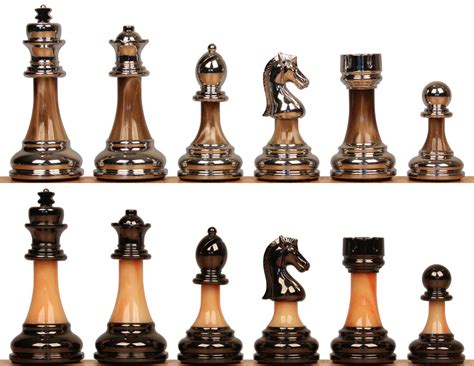 Metal Chess Pieces - The Chess Store