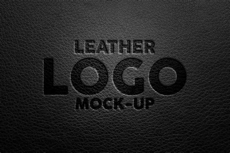 Embossed Leather Logo Mockup / Text Effect Free Download | Resource Boy