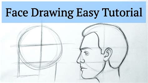 Side View Of Face Drawing Easy