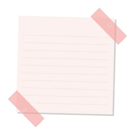 Tear Off Notebook Paper Sticky Notes Vector, Pink Paper, Note Paper, Paper PNG and Vector with ...