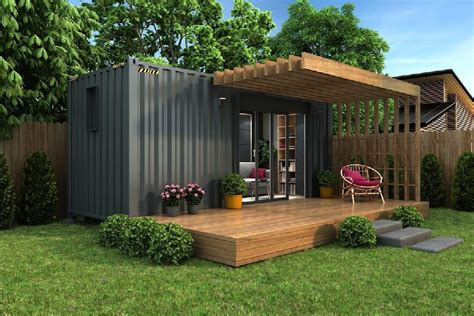 20ft Container House Plan - Tiny House Universe