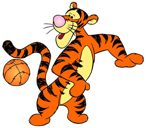 Winnie the Pooh Tigger with Ball PNG Clip Art - Best WEB Clipart