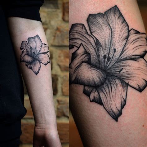 Delicate Water Lily Tattoo | Flower Tattoo Design