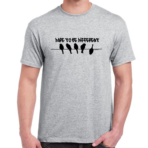 Mens Funny Sayings Slogans T Shirts-Dare to Be Different tshirt | eBay