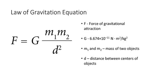 √99以上 gravitational force formula between two objects 651023-Formula to calculate gravitational ...