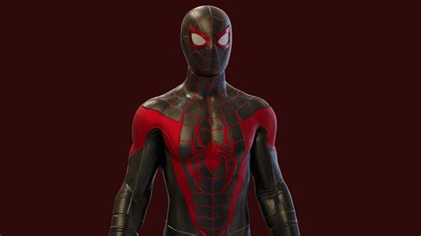 Spider-man Miles Morales PS5 Rigged 3D model | CGTrader