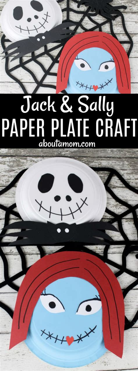 Simple Jack and Sally Halloween Craft - About a Mom