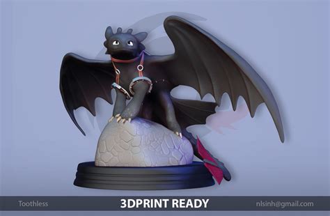 3D print model Toothless Dragon dragon | CGTrader