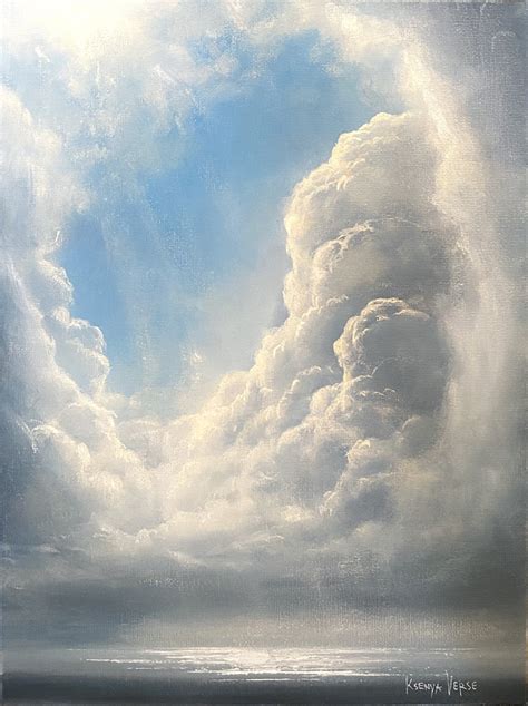 Exquisite Oil Paintings Capture the Beauty of Cloudy Days