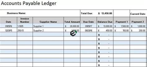 [free] Download Accounts Payable Format in Excel