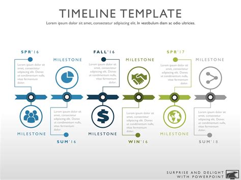 Six Phase Creative Timeline Graphic