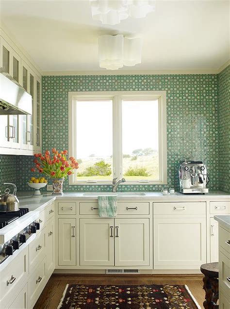 Green Kitchen Backsplash Tile - 25 Edgy And Bold Skinny Tile Backsplashes Digsdigs : English ...