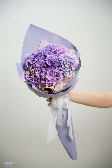 Purple Hydrangea Bouquet in Vacaville, CA | SF Floral