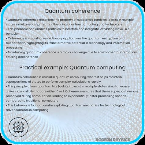 Quantum Coherence | Applications, Control & Theory