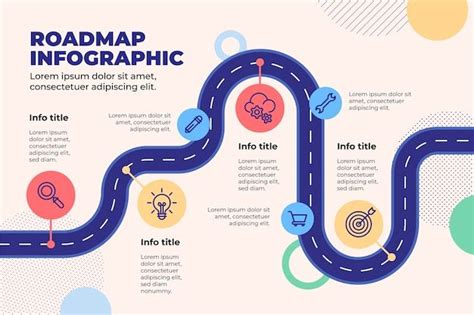 Free Vector | Flat roadmap infographic template | Roadmap infographic, Infographic layout ...