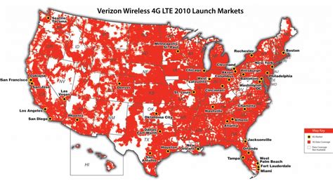 Verizon 4G Coverage Map Florida | Printable Maps