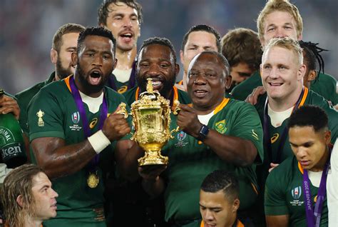 South Africa lift Webb Ellis Cup ｜ Rugby World Cup 2019