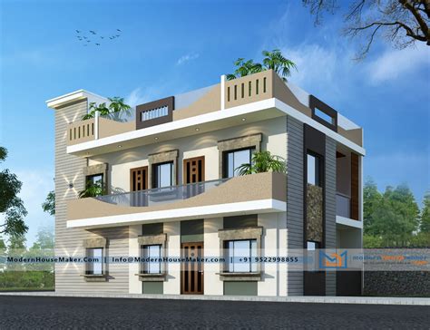 Modern House Front Elevation Designs