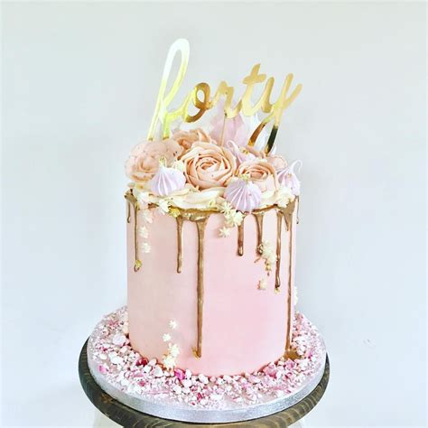 rose gold cake topper - Carroll Madsen