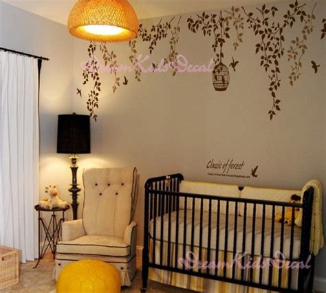 Nursery Wall Decal Baby Girl and Name Wall Decals Flowers Wall - Etsy