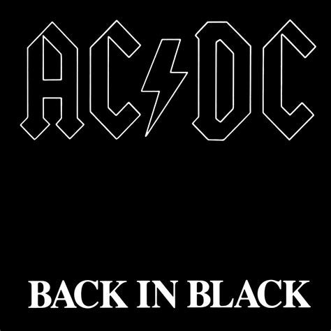 Ac Dc Back In Black - Homecare24