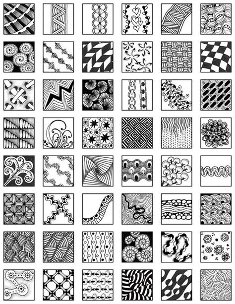 Zentangle patterns, Zentangle art, Doodles zentangles