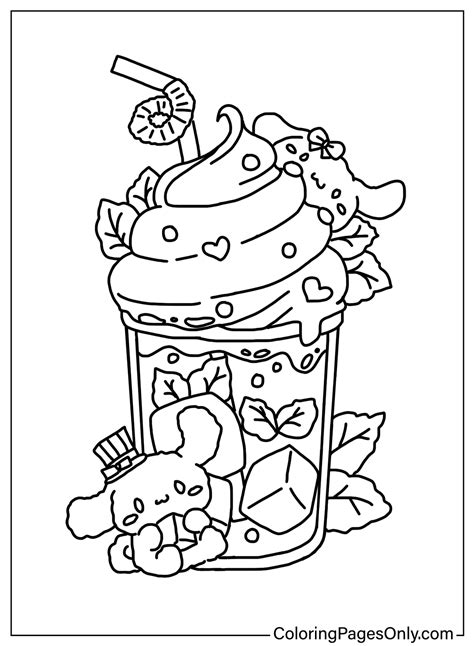 Cinnamoroll Coloring Page Free Printable - Free Printable Coloring Pages