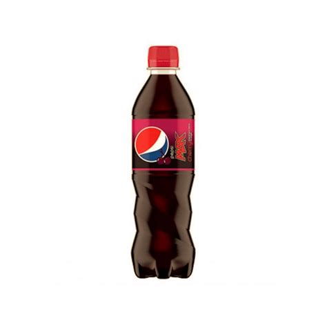 Pepsi Max Cherry Bottle 500ml x 24 - Livewell Vending