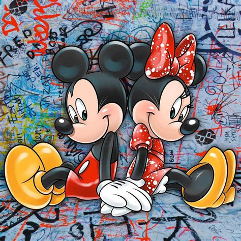 Mickey Mouse And Minnie Mouse Drawings With Color