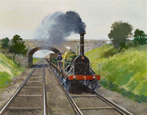 Firefly GWR Broad Gauge Railway Engine Steam Loco Train Art Painting Print | eBay | Train art ...