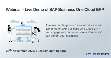 Webinar – Live Demo of SAP Business One Cloud ERP — Inecom - Singapore SAP Business One | S ...