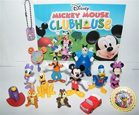 MICKEY MOUSE CLUBHOUSE Figure Play Set DISNEY PVC TOY Birthday Party Favors PETE Figurines ...