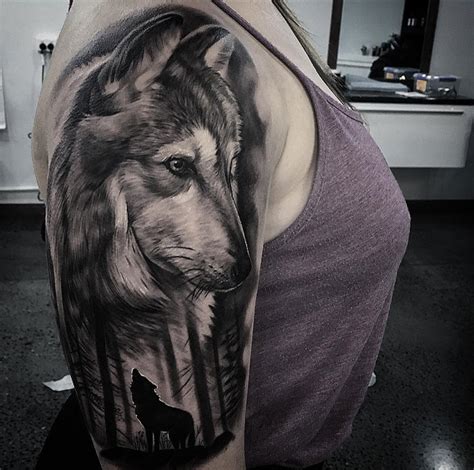 Wolves on Girls Arm