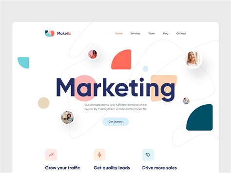 Marketing Agency Website by Rakib Kowshar on Dribbble