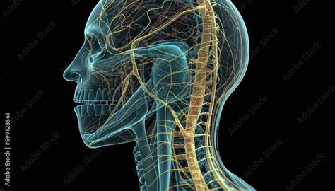 Transparent x ray shows human rib cage shape generated by AI Stock Illustration | Adobe Stock