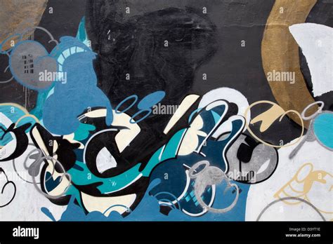 Abstract Graffiti over Invisible Face - Woodstock - Cape Town - South Africa Stock Photo - Alamy