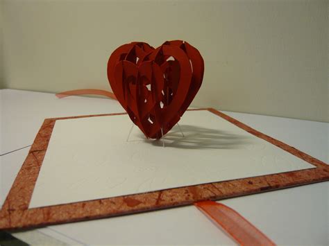 Valentine's Day Pop UP Card: 3D Heart Tutorial - Creative Pop Up Cards