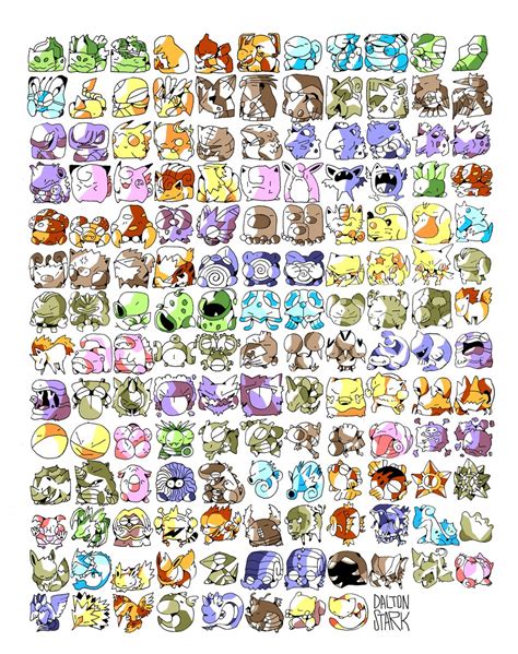 151 Pokemon Poster | Dalton Doodles Online Shop