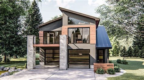 Modern Garage With Loft Apartment