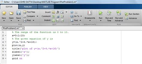 Graphing An Equation In Matlab - Tessshebaylo