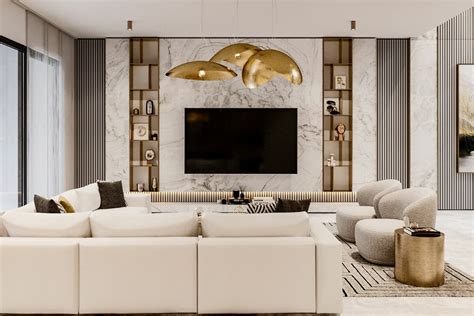 Luxury Modern Living Room Design | Cabinets Matttroy