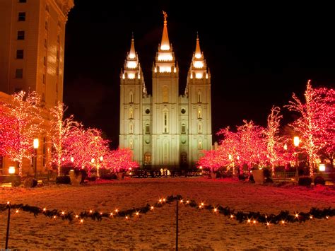 Salt Lake Temple in the Winter