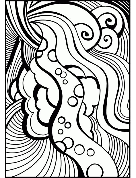 Abstract For Teenagers Coloring Page - Free Printable Coloring Pages for Kids