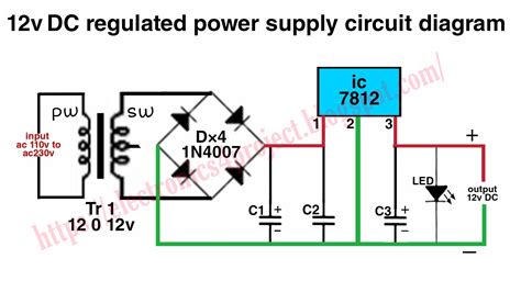 Regulated Power Supply Schematic Diagram