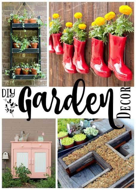 Awesome DIY Garden Decor for your Yard by Just the Woods