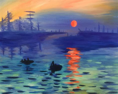 Claude monet impression sunrise characteristics - rillyflex