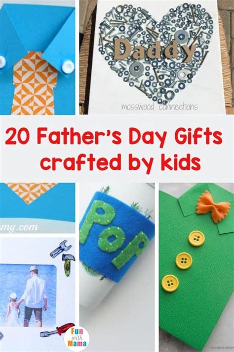 Homemade Father's Day Gifts from Kids - Fun with Mama