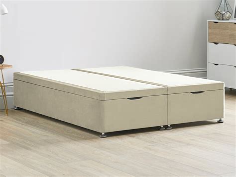 End Lift Ottoman Storage Divan Bed Base - 11 Colours & 6 Sizes